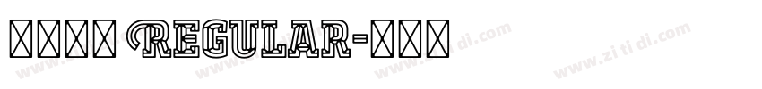 中意颜楷 Regular字体转换